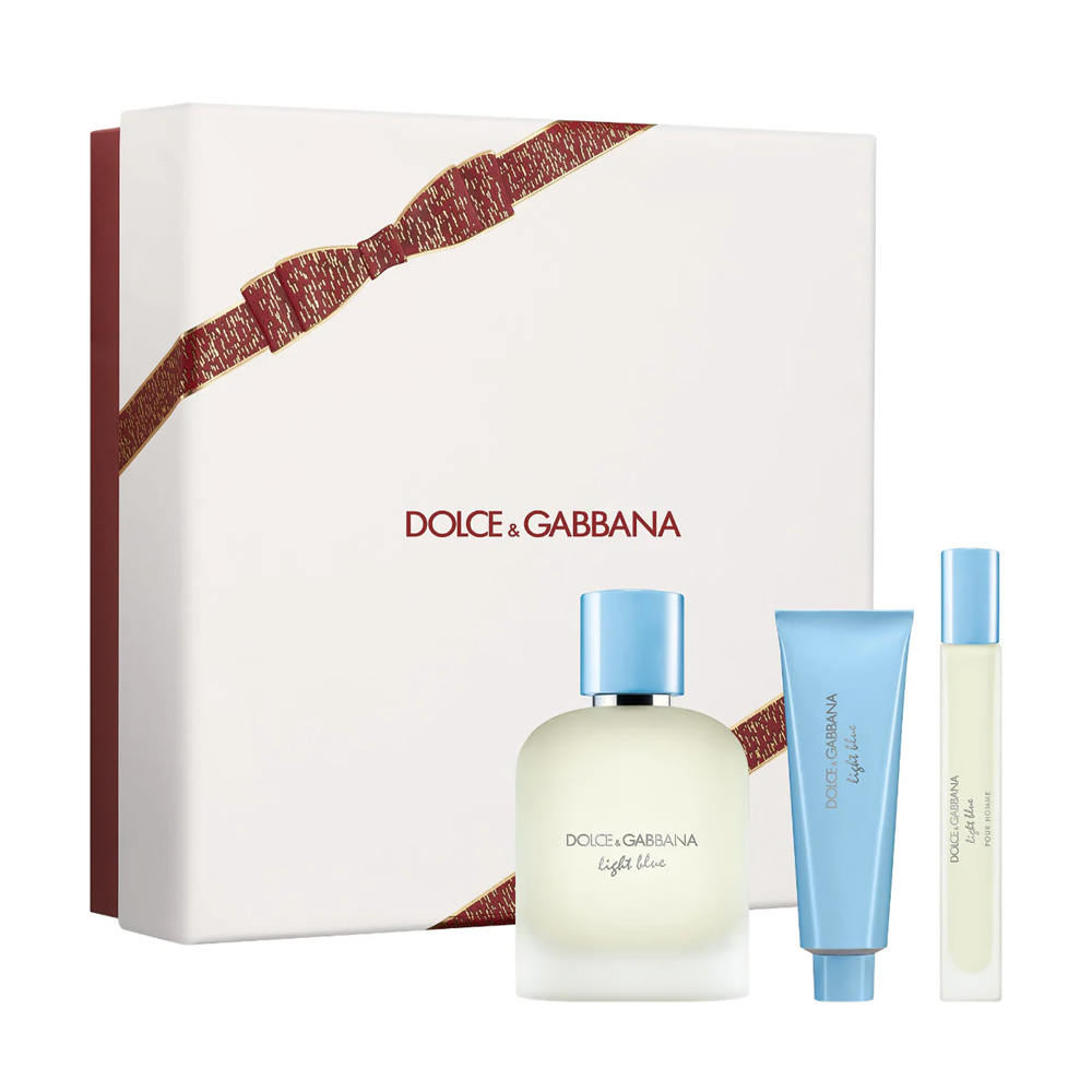 Dolce & Gabbana Light Blue XMAS25 EDT 100ML+SG 50ML+EDT 10ML MEN SET (H)