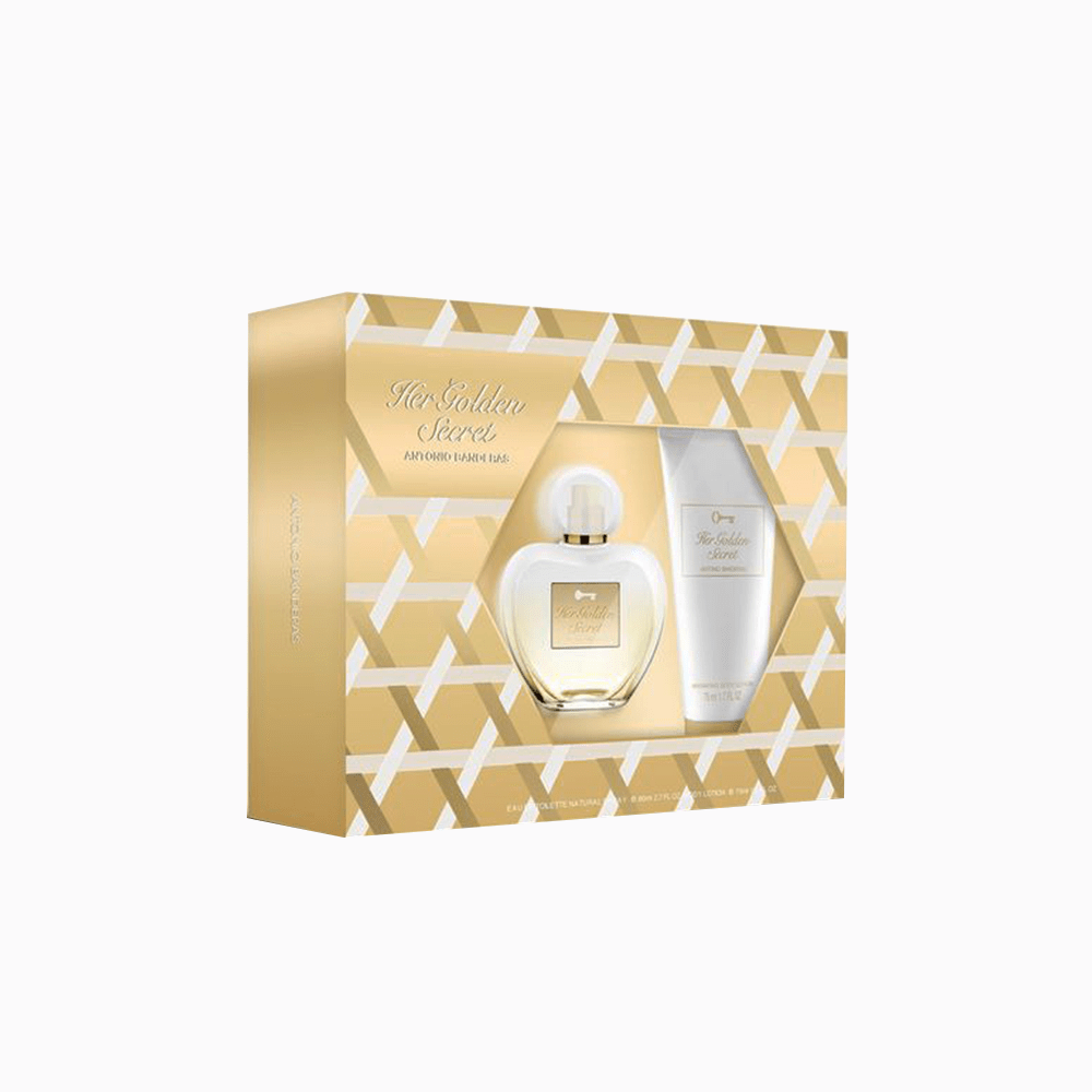 Antonio Banderas Her Golden Secret Set EDT 80 ML + Crema 75 ML (M)