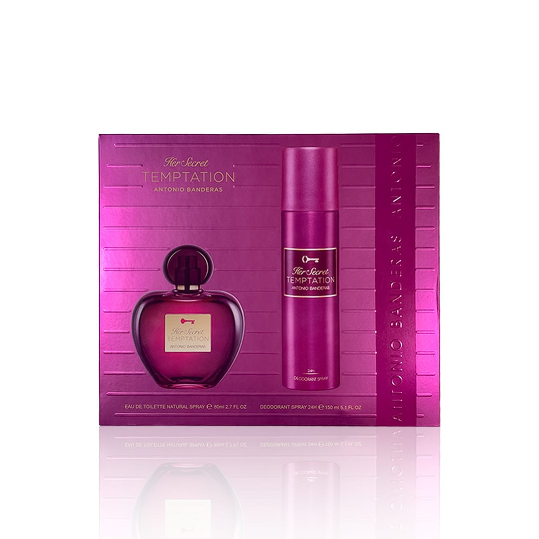 Antonio Banderas Antonio Banderas Her Secret Temptation Set EDT 80 ML + Deo 150 ML (M)