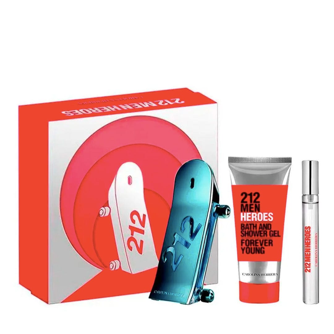 Carolina Herrera Carolina Herrera 212 Men Heroes Set EDT 90 ML + EDT 10 ML + SG 100 ML (H)