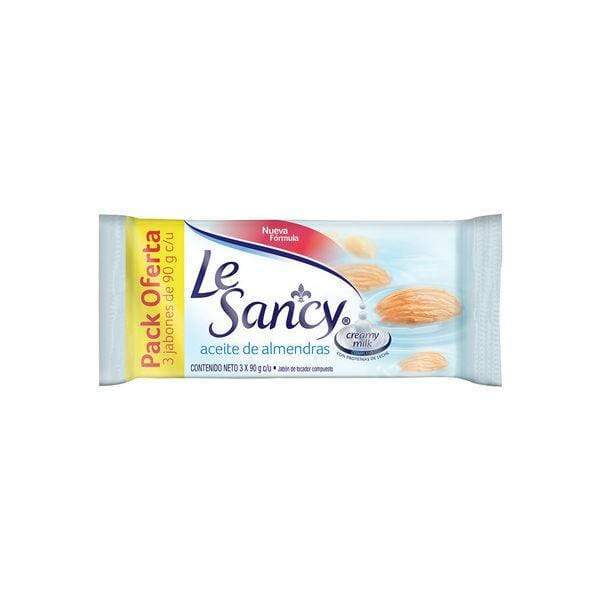 Le Sancy Jabón en Barra Aceite de Almendras 3x 90g