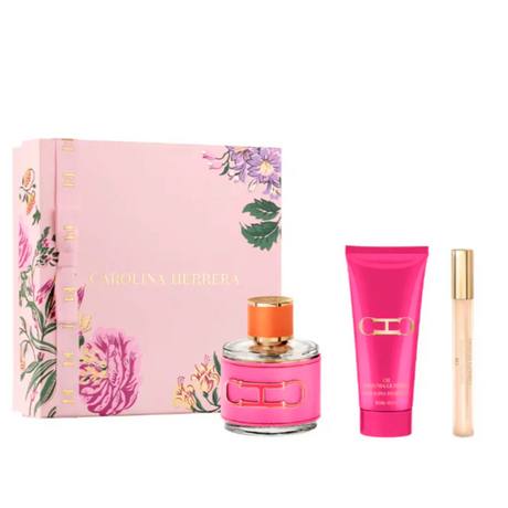 Carolina Herrera Ch Insignia Leather 100Ml+100Ml+10Ml EDP Set (M)