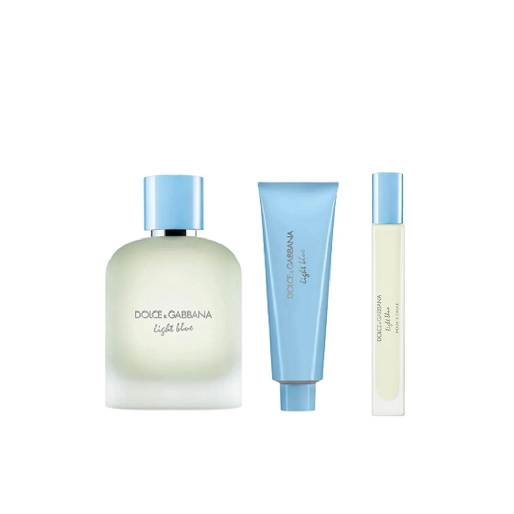 Dolce & Gabbana Light Blue XMAS25 EDT 100ML+SG 50ML+EDT 10ML MEN SET (H)