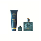 Versace Eros Pour Homme Parfum 100 ML + Mini 5 ML + Gel de Ducha 150 ML (H)