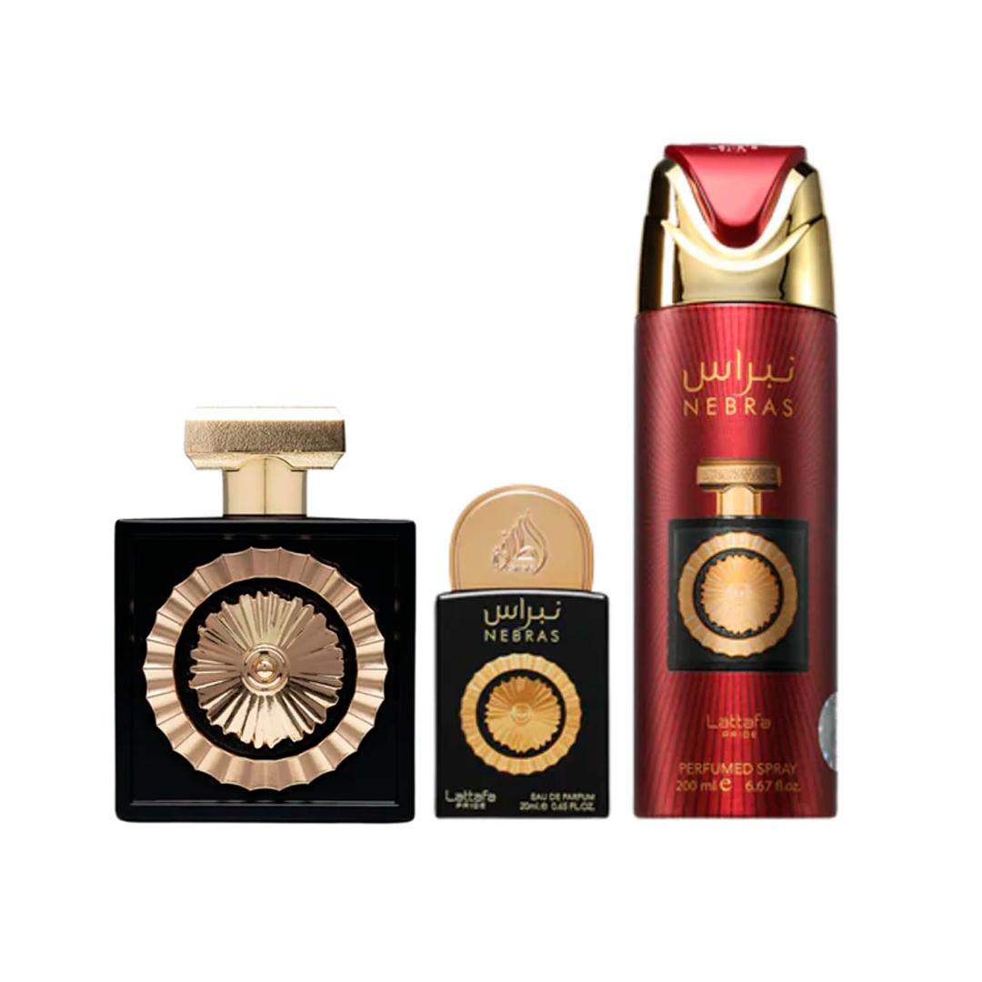 Lattafa Nebras 100Ml+200Ml+200Ml EDP Set (U)