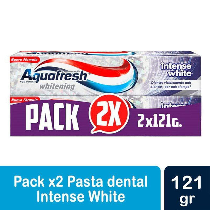 Aquafresh Aquafresh Pack x2 Pasta dental Intense White 121g c/u